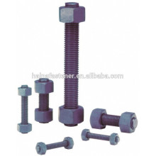 Grade 4.8 stud bolt with nut